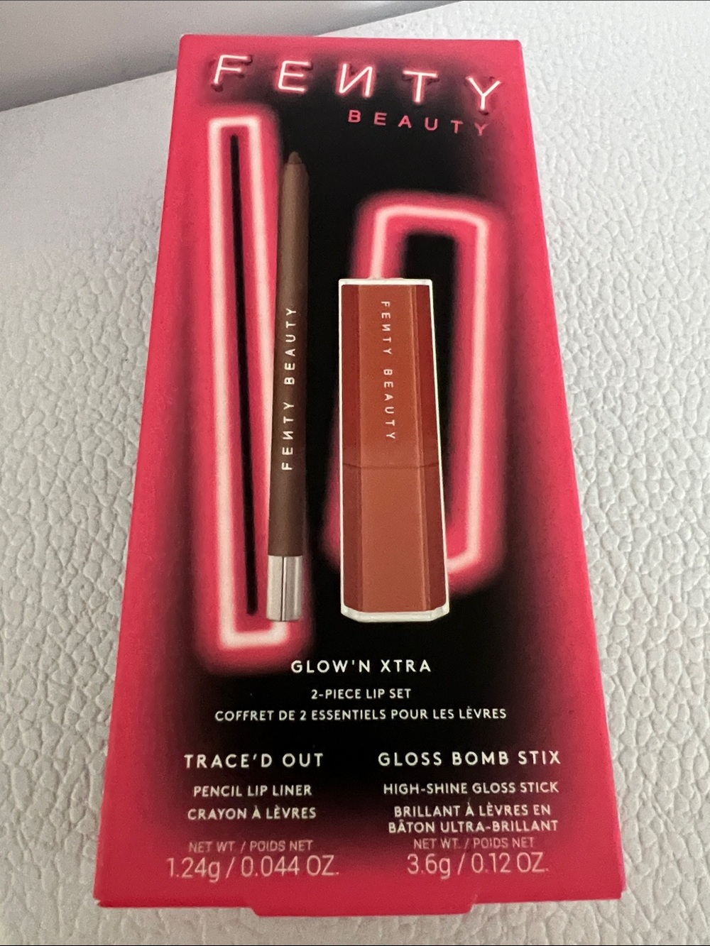 Fenty Beauty Glow'N Xtra Lip Set - extra thigh lipliner and Fenty Glow Gloss